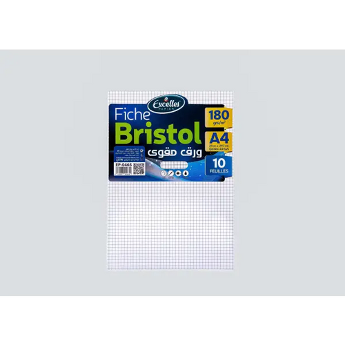 Charger l&#39;image dans la visionneuse de la galerie, Pochette de 10 F bristol blanc A4 Excelles - Guerfi Store
