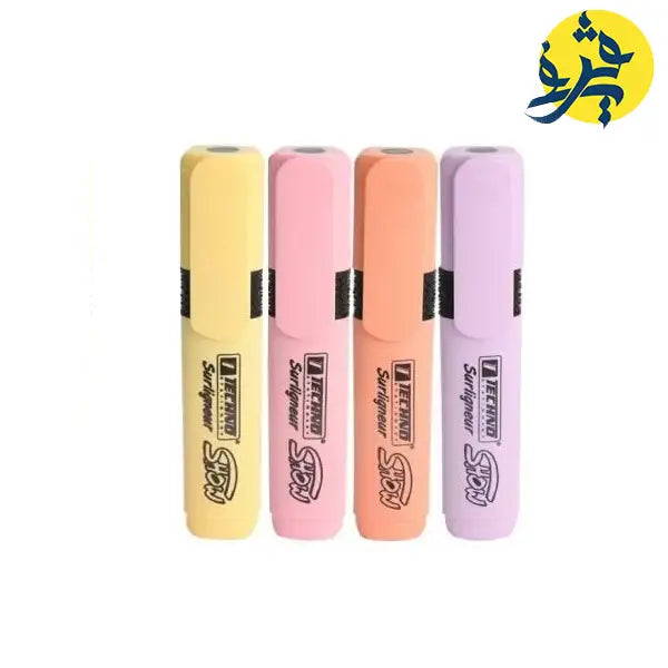 Pochette de 4 Surligneurs SHOW - Techno