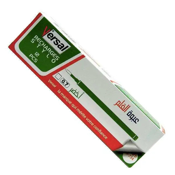 Recharge Vert pour stylo effaçable versal