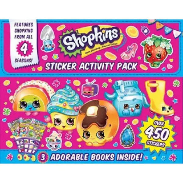 Shopkins Scented Carry Pack (Sticker Book Wallet Shopkins)