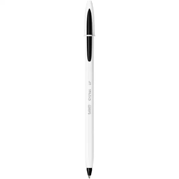 Stylo a bille  CRISTAL UP BIC noir - Guerfi Store