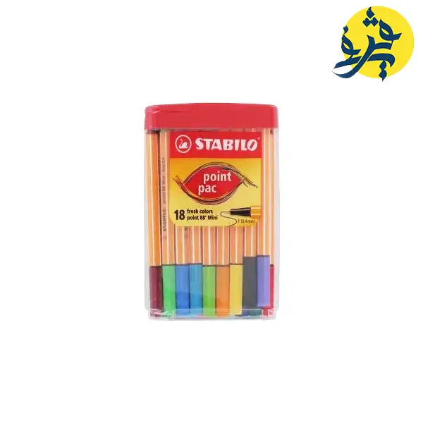 Stylo Fine liner 0.4 mm Point 88 Mini Pac Stabilo