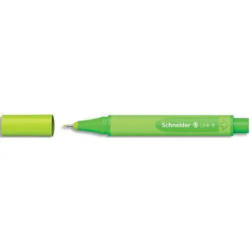 Stylo fineliner 0.4 mm link-it VERT POMME SCHNEIDER - Guerfi Store