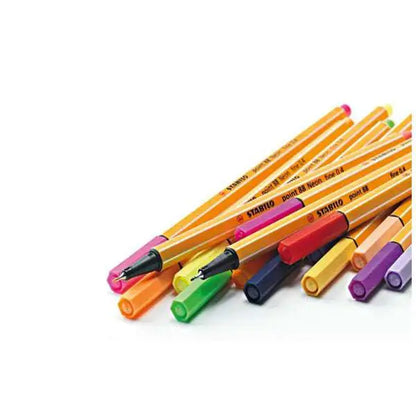 Stylo pointe fine 0.4mm STABILO couleur bleu