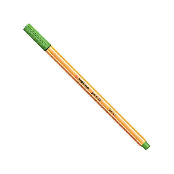 Stylo pointe fine 0.4mm STABILO couleur Vert Clair