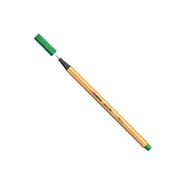 Stylo pointe fine 0.4mm STABILO Vert