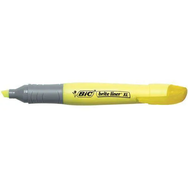 Surligneur Fluorescent BIC JAUNE - Guerfi Store