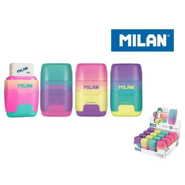 Taille crayon + Gomme Sunset MILAN - Guerfi Store