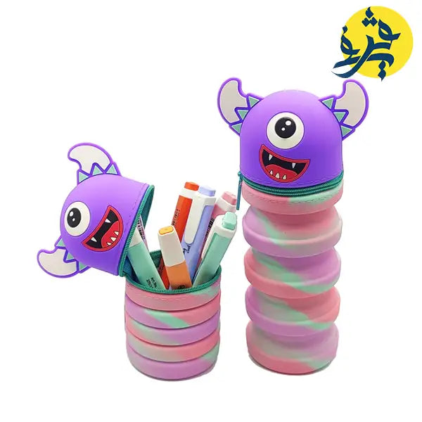 Trousse Monstre ovale silicone - Cristal