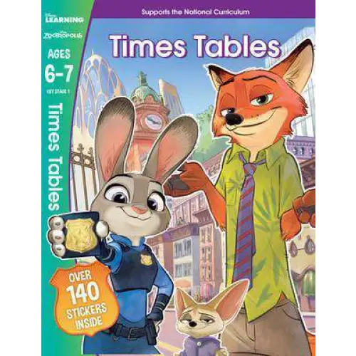 Zootropolis. Times Tables. Ages 6-7